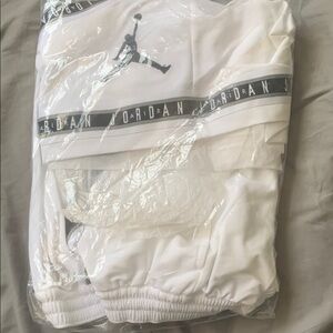White Jordan Shorts
